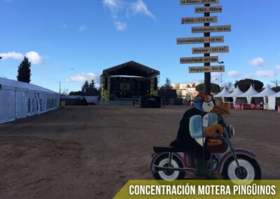 CONCENTRACIÓN MOTERA PINGÜINOS