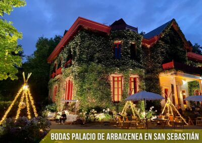 BODAS PALACIO DE ARBAIZENEA DE SAN SEBASTIÁN (GUIPÚZCOA)