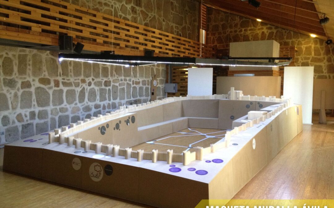MAQUETA MURALLA ÁVILA