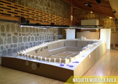 MAQUETA MURALLA ÁVILA