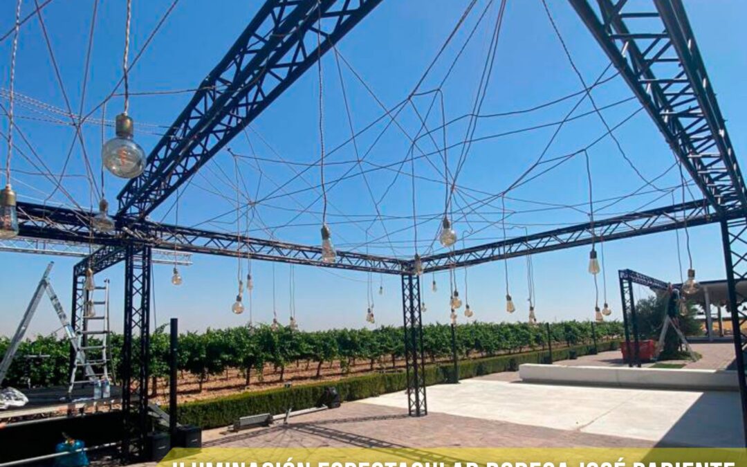 ILUMINACIÓN ESPECTACULAR BODEGA JOSÉ PARIENTE
