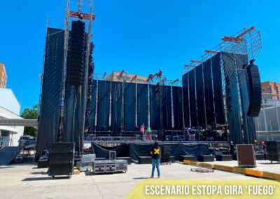 ESCENARIO ESTOPA GIRA ‘FUEGO’