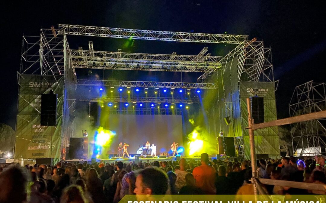 ESCENARIO FESTIVAL VILLA DE LA MÚSICA