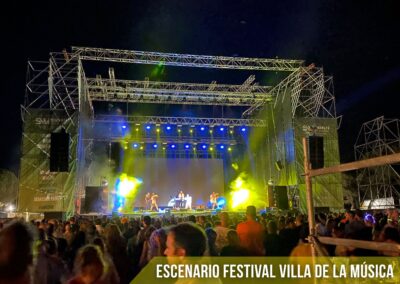 ESCENARIO FESTIVAL VILLA DE LA MÚSICA